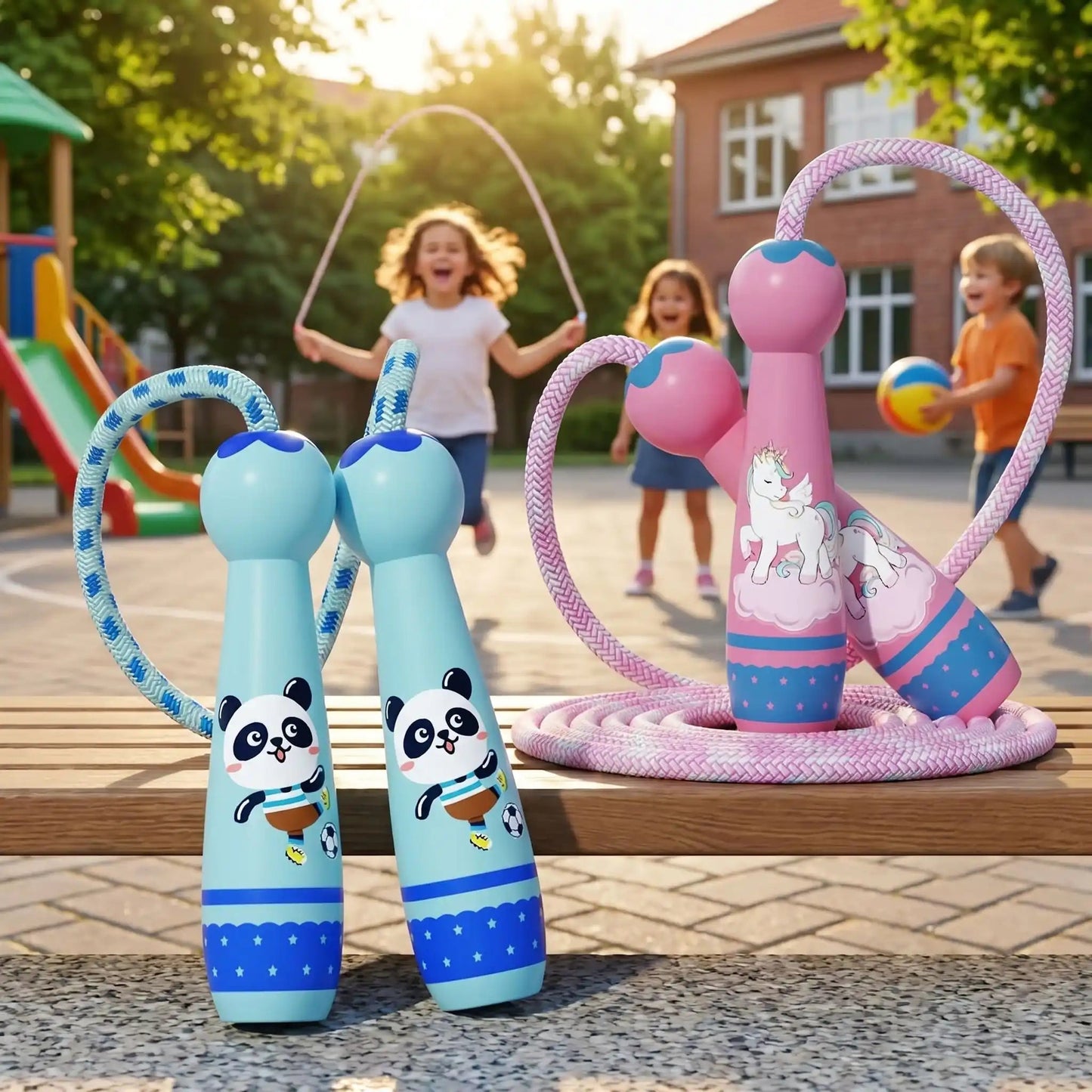 CORDE A SAUTER ENFANT | Kidsjump™ - Mémoire de cour de récréation