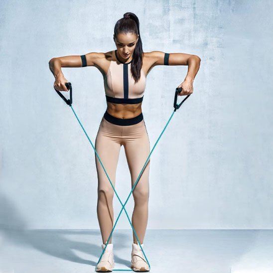 Elastique musculation | Haute résistance avec poignées - Mood of training