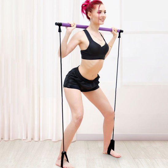 Élastique musculation | squat barre - Mood of training